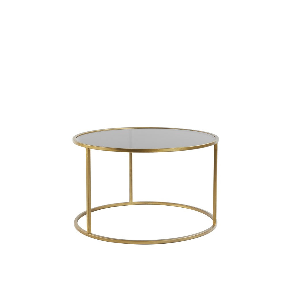 Product photograph of Light Living Set Of 2 Duarte Coffee Table Bronze Gold from Olivia's.