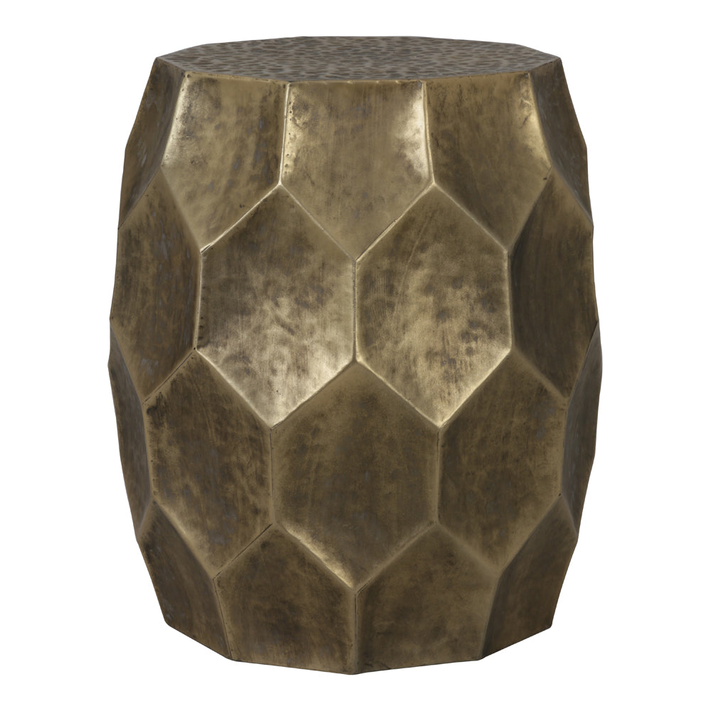 Product photograph of Light Living Kalan Side Table Antique Gold from Olivia's