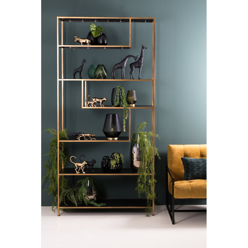 Product photograph of Light Living Ylana Display Cabinet Gold from Olivia's.