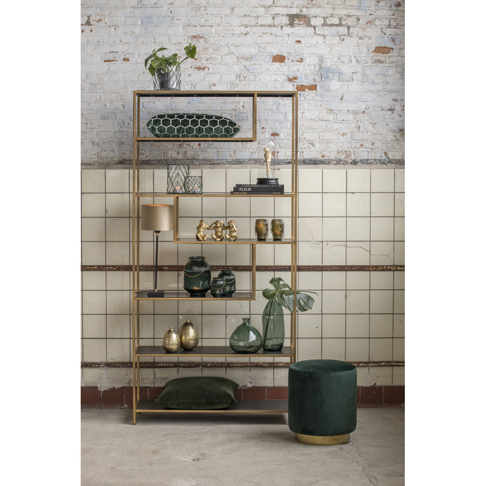 Product photograph of Light Living Ylana Display Cabinet Gold from Olivia's.