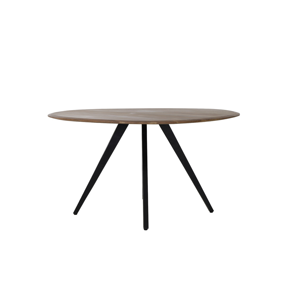 Product photograph of Light Living Mimoso Dining Table In Black from Olivia's.