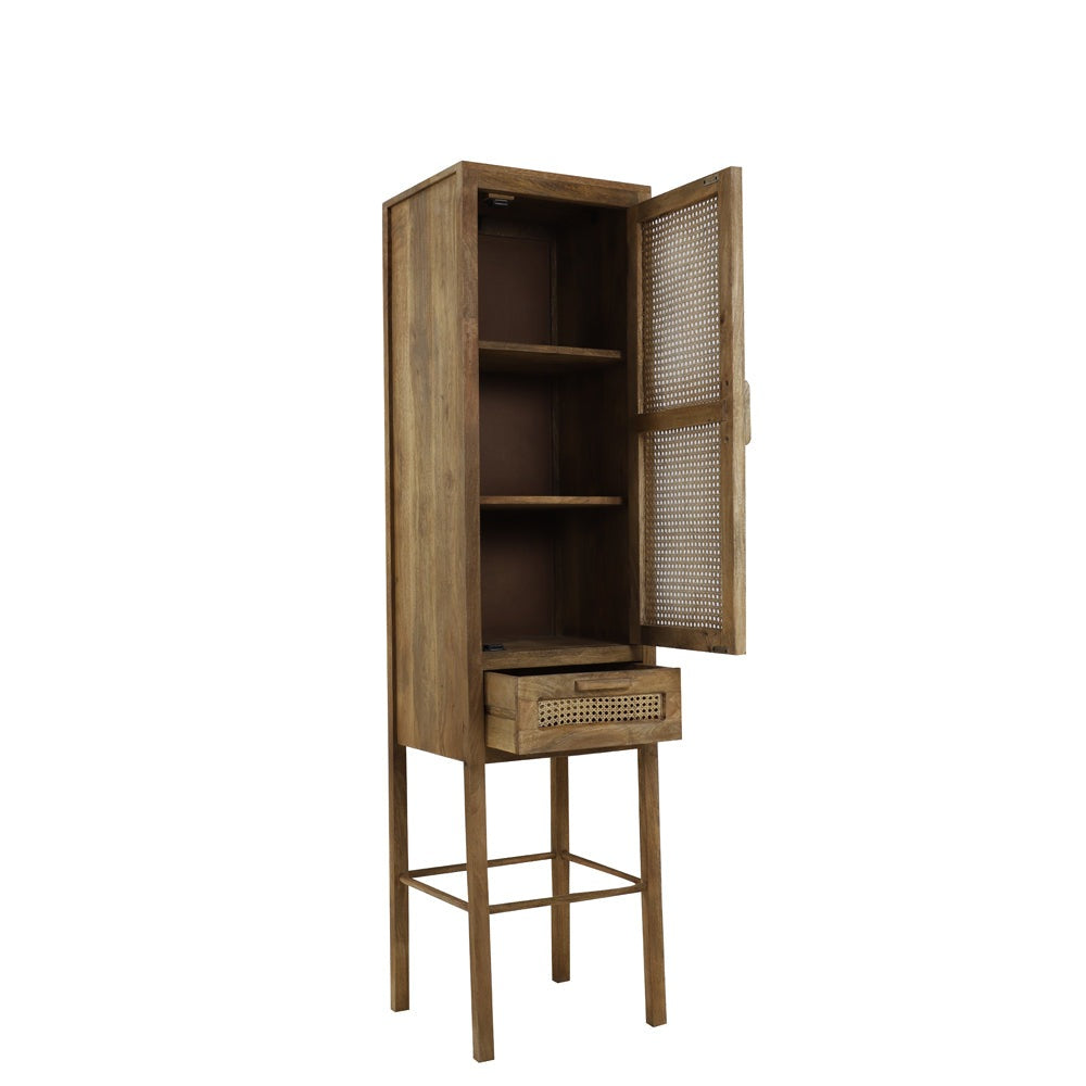 Product photograph of Light Living Nipas Tall Cabinet Brown from Olivia's.