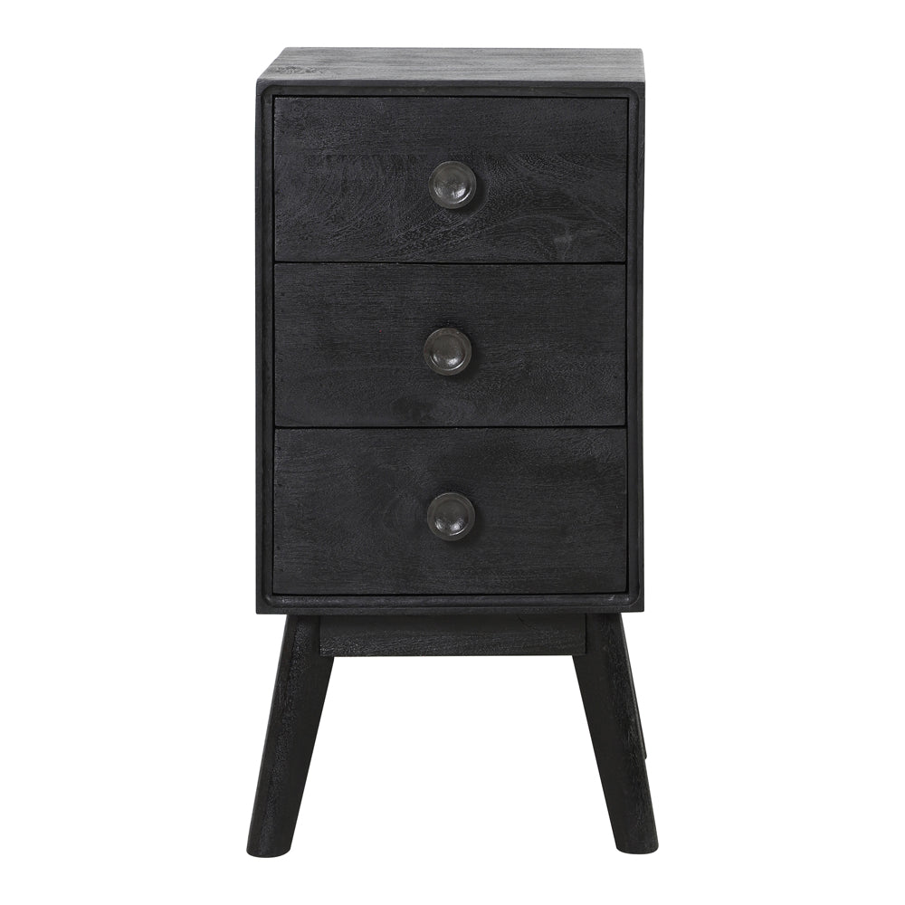Product photograph of Light Living Espita 3 Drawer Cabinet Black from Olivia's