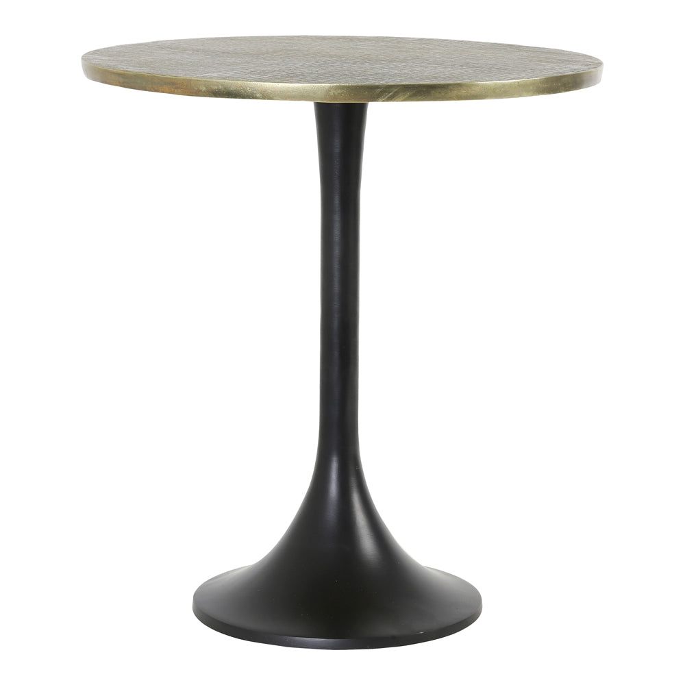 Product photograph of Light Living Rickerd High Side Table In Antique Bronze from Olivia's