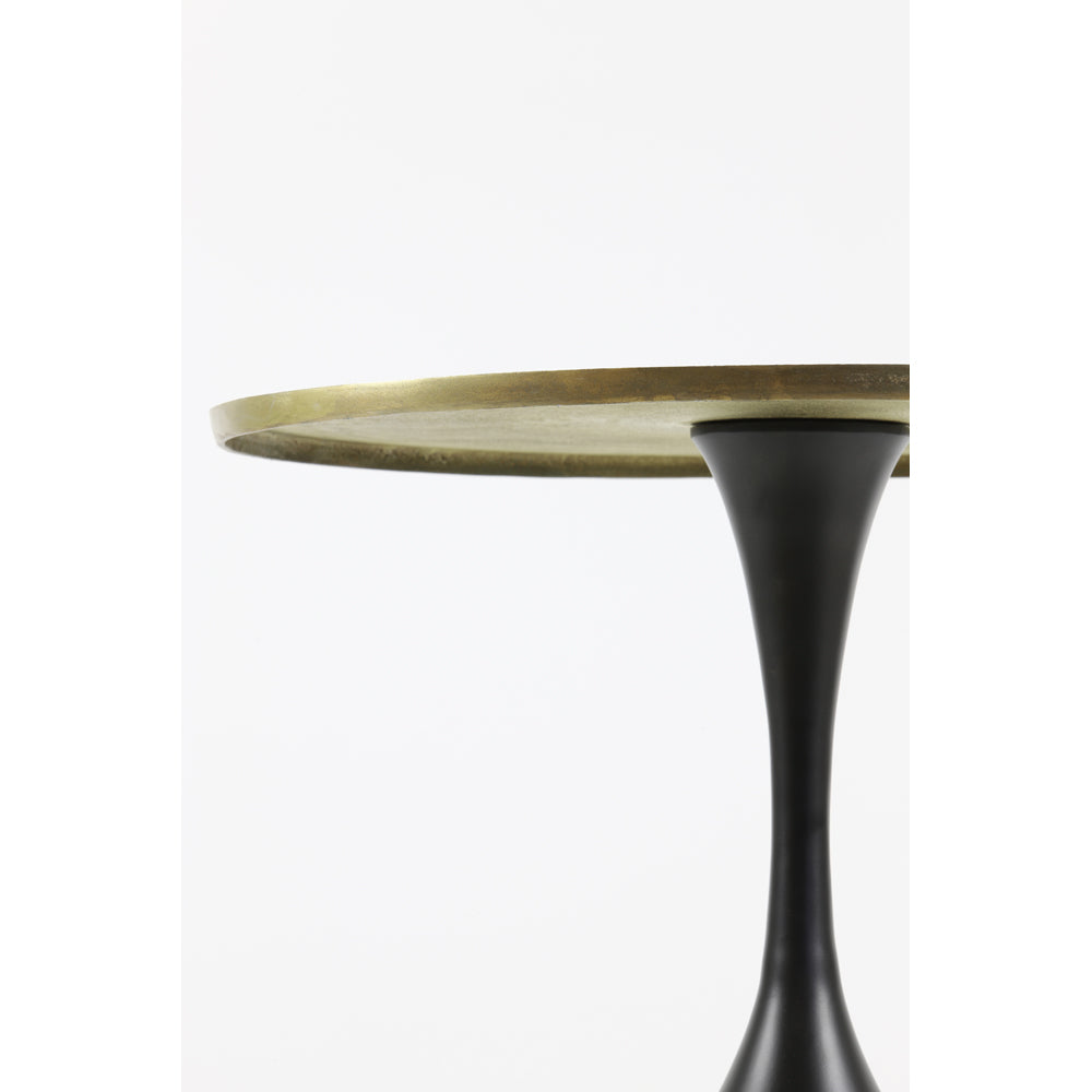 Product photograph of Light Living Rickerd Low Side Table Antique Bronze from Olivia's.