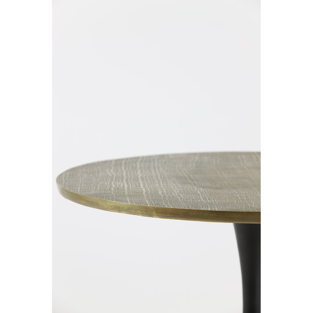 Product photograph of Light Living Rickerd Low Side Table Antique Bronze from Olivia's.