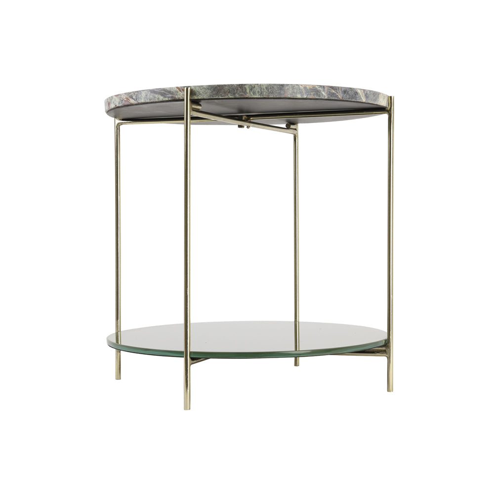 Product photograph of Light Living Set Of 2 Besot Side Table Green from Olivia's.