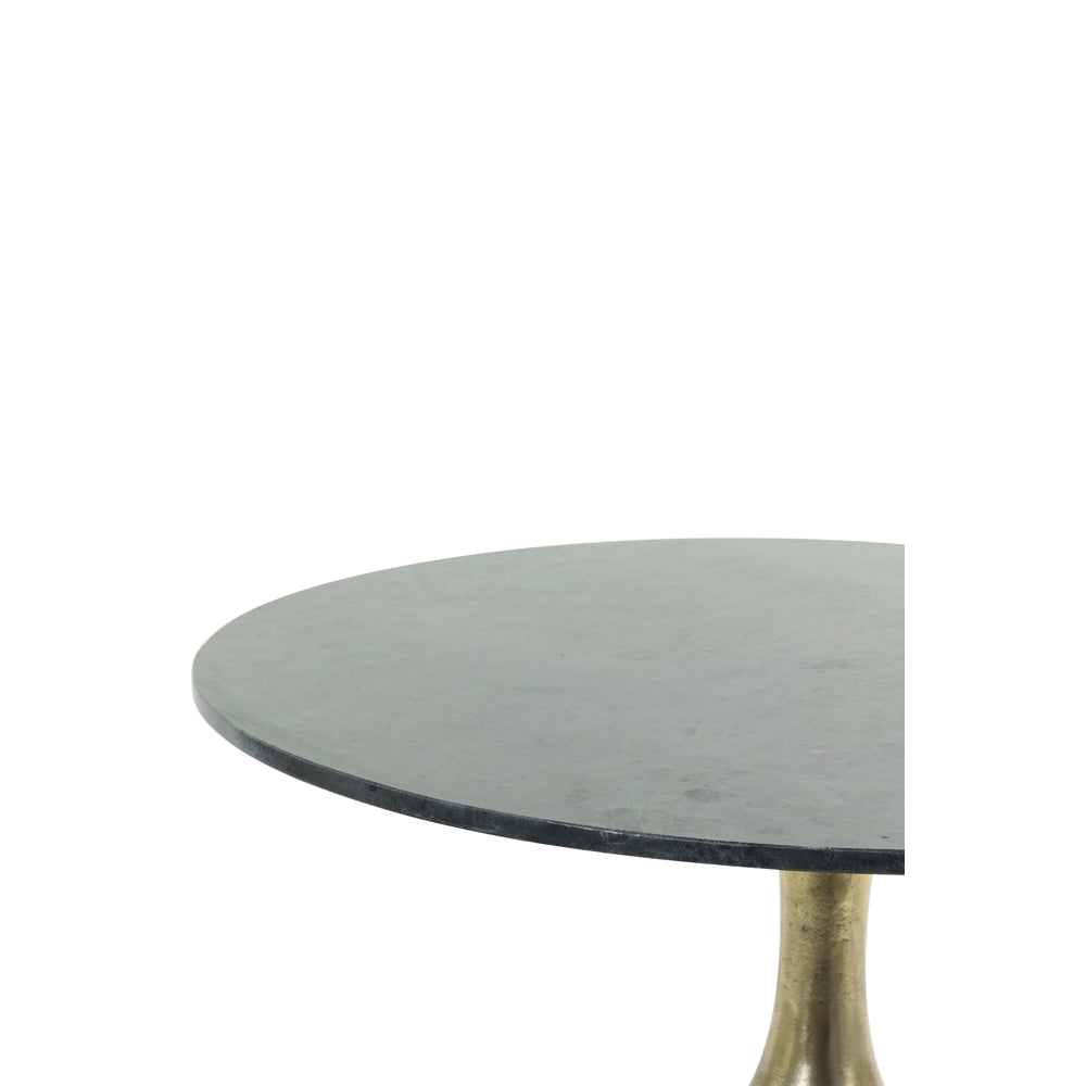 Product photograph of Light Living Rickerd Coffee Table Green Marble And Antique Bronze from Olivia's.