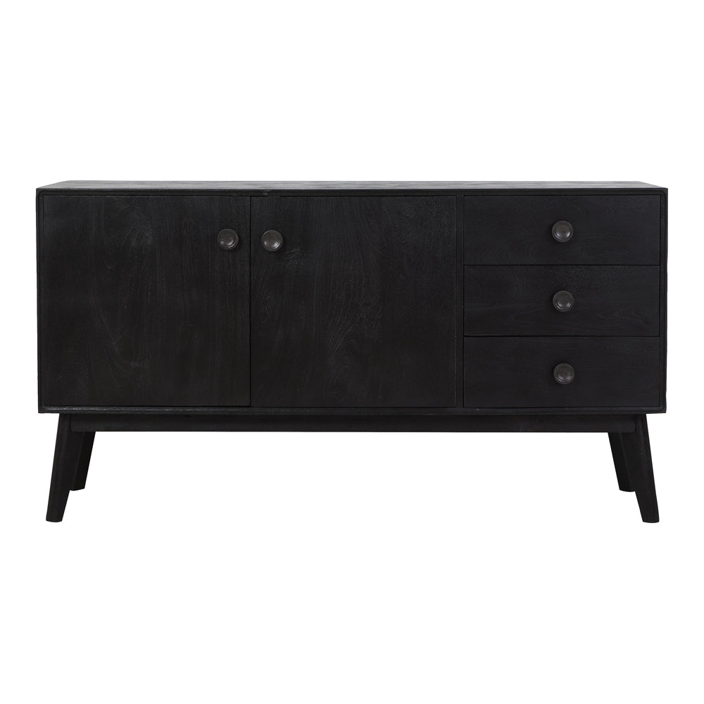 Product photograph of Light Living Espita Wide Cabinet Black from Olivia's