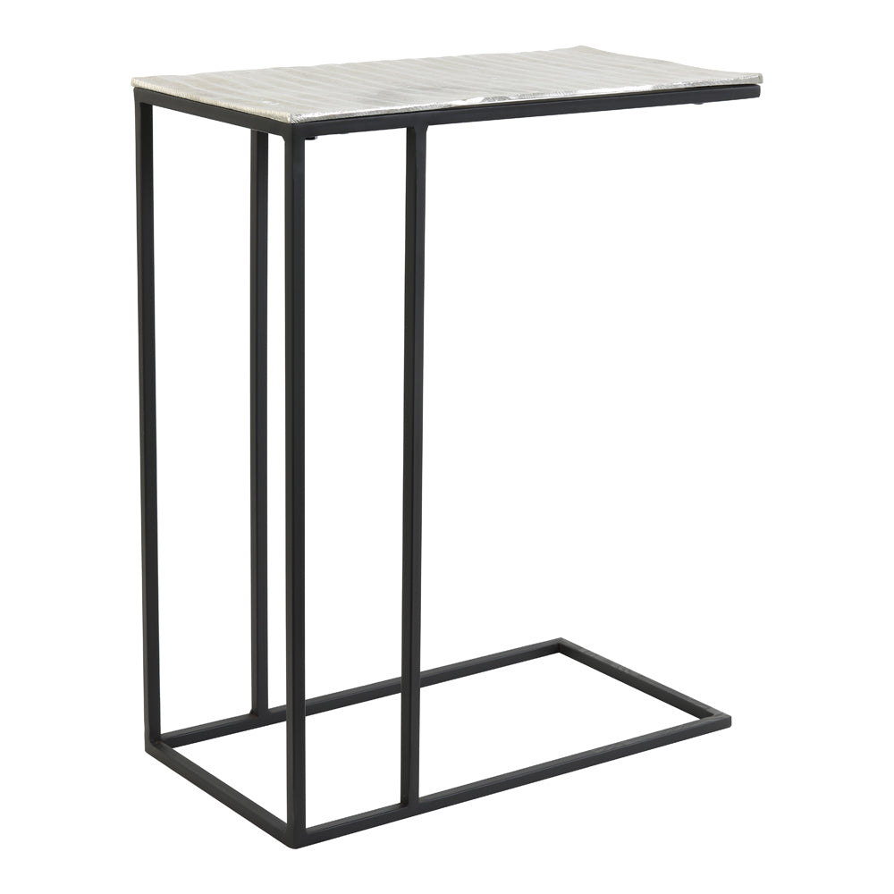 Product photograph of Light Living Macy Side Table Nickel from Olivia's