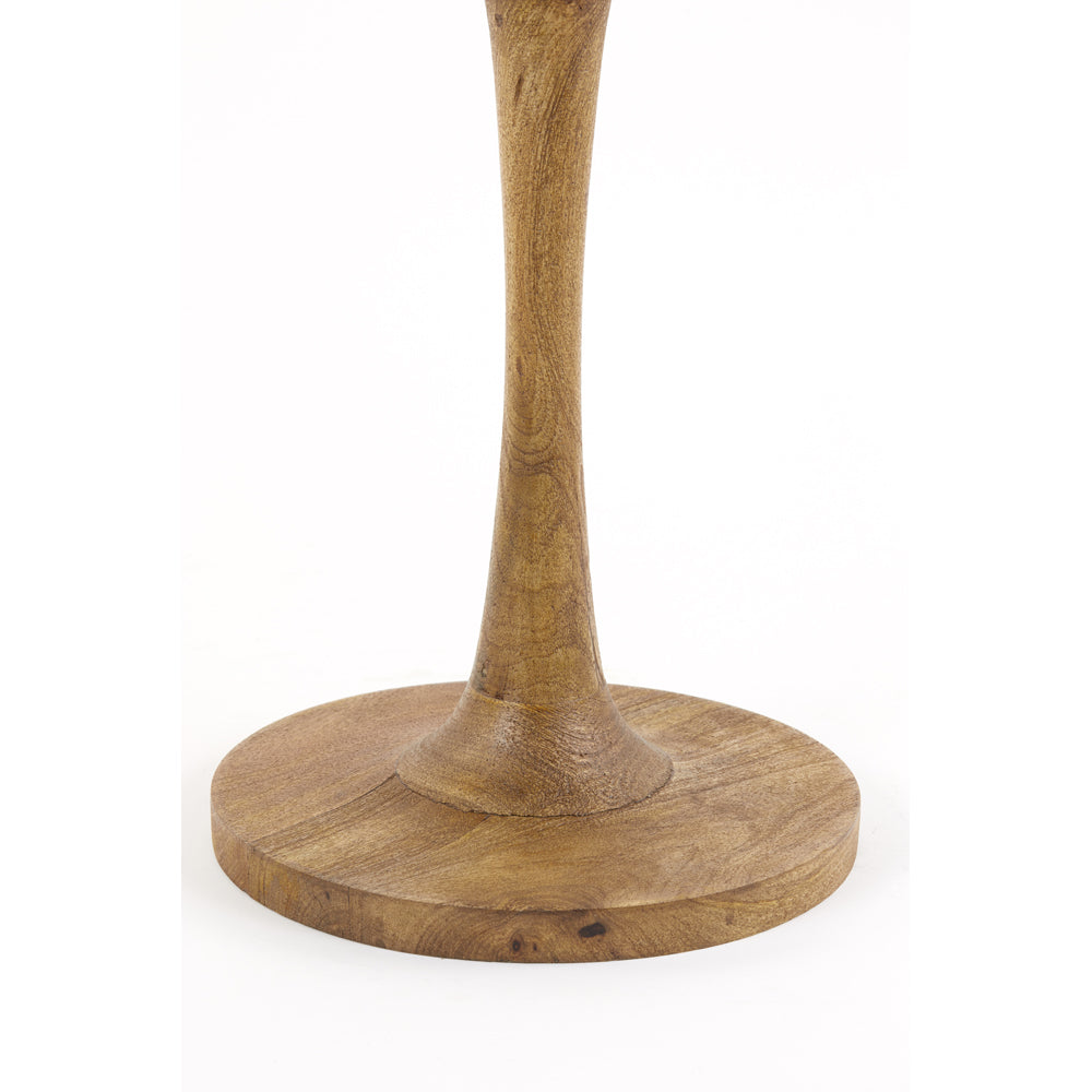 Product photograph of Light Living Bicaba Side Table Matt Dark Brown Small from Olivia's.