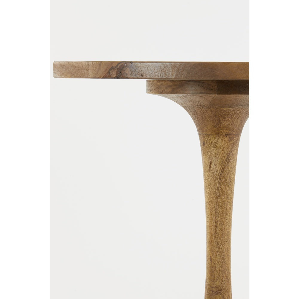 Product photograph of Light Living Bicaba Side Table Matt Dark Brown Small from Olivia's.