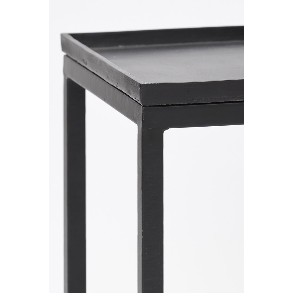 Product photograph of Light Living Set Of 2 Kendra Side Table Matt Black from Olivia's.