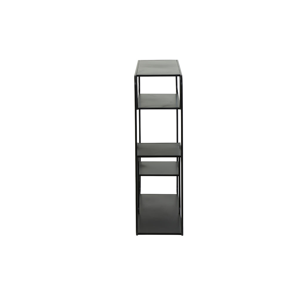 Product photograph of Light Living Winston Wall Shelving Matt Black from Olivia's.