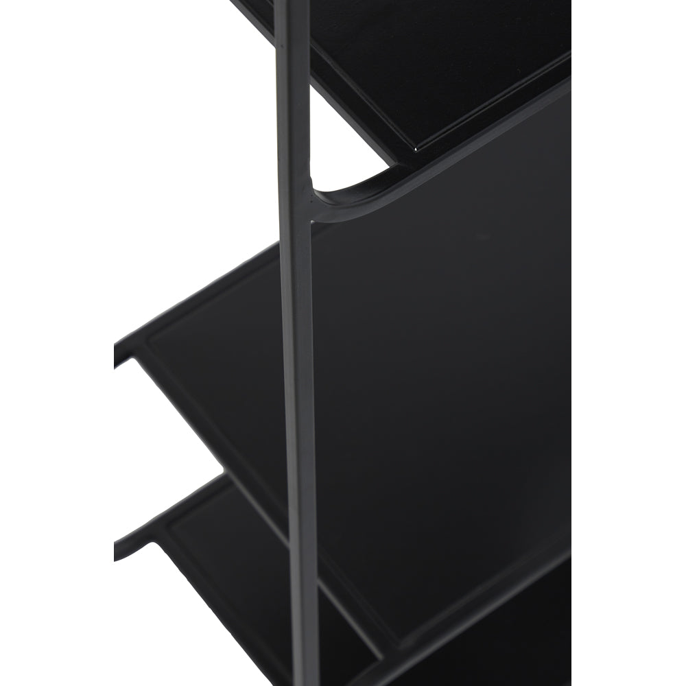 Product photograph of Light Living Winston Wall Shelving Matt Black from Olivia's.