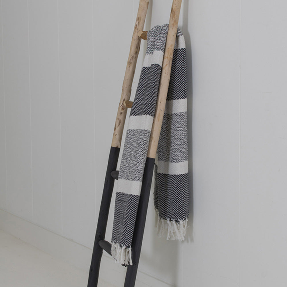 Product photograph of Light Living Sene Grey Blanket from Olivia's.