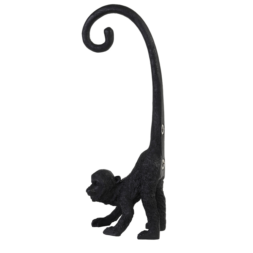 Product photograph of Light Living Monkey Black Ornament Light from Olivia's.