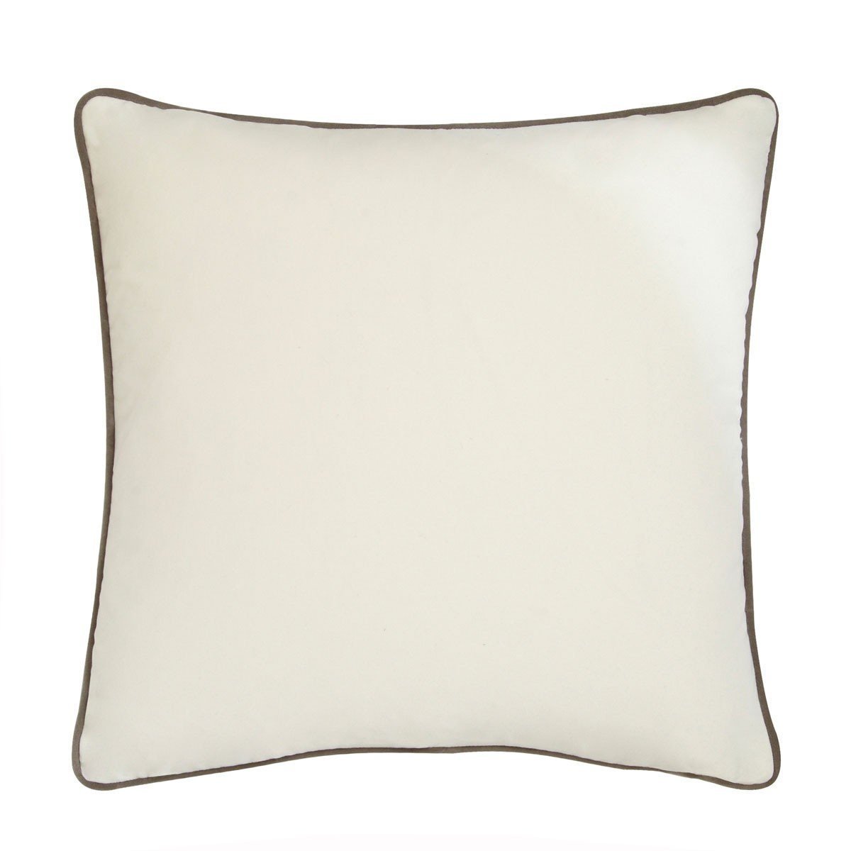 Andrew Martin Pelham Milk Cushion With Slate Piping Outlet