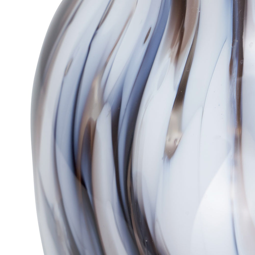 Product photograph of Olivia S Stewart Tortoise Shell Short Glass Vase from Olivia's.