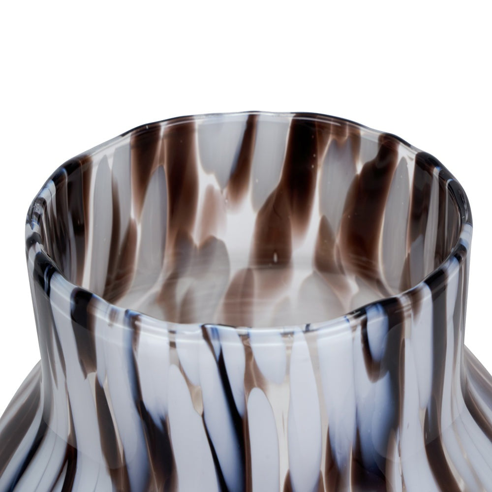 Product photograph of Olivia S Stewart Tortoise Shell Tall Glass Vase from Olivia's.