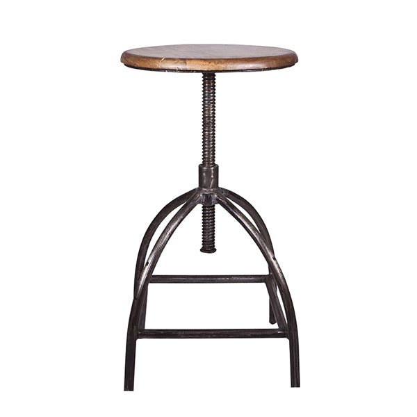 Product photograph of Broste Copenhagen Set Of 2 Sire Bar Stools In Natural Brown Seat With Bronze Frame from Olivia's