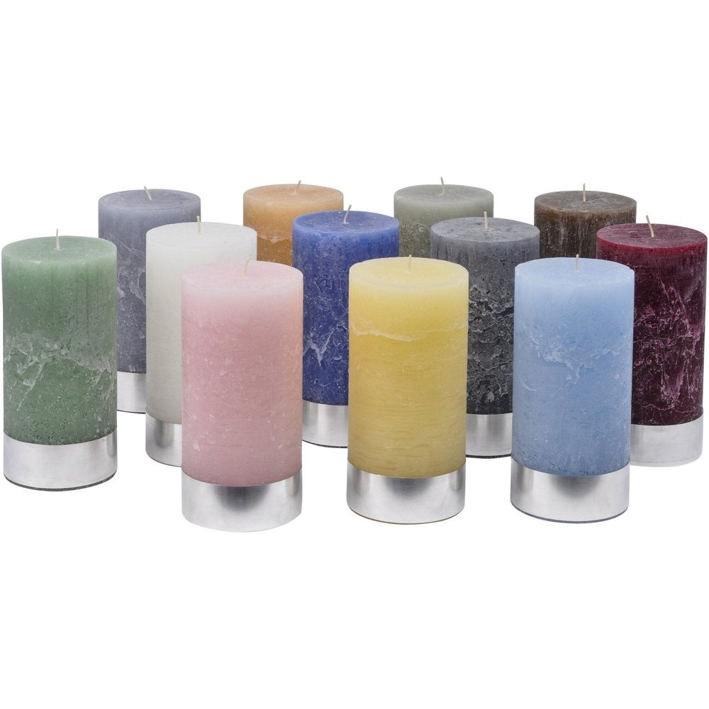 Product photograph of Libra Calm Neutral Collection - Rustica Pillar Candle White from Olivia's.