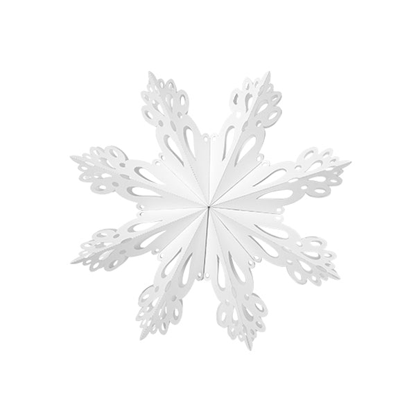 Product photograph of Broste Copenhagen Snowflake Ornament White Small from Olivia's