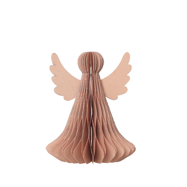 Product photograph of Broste Copenhagen Angel Ornament Pink Small from Olivia's.