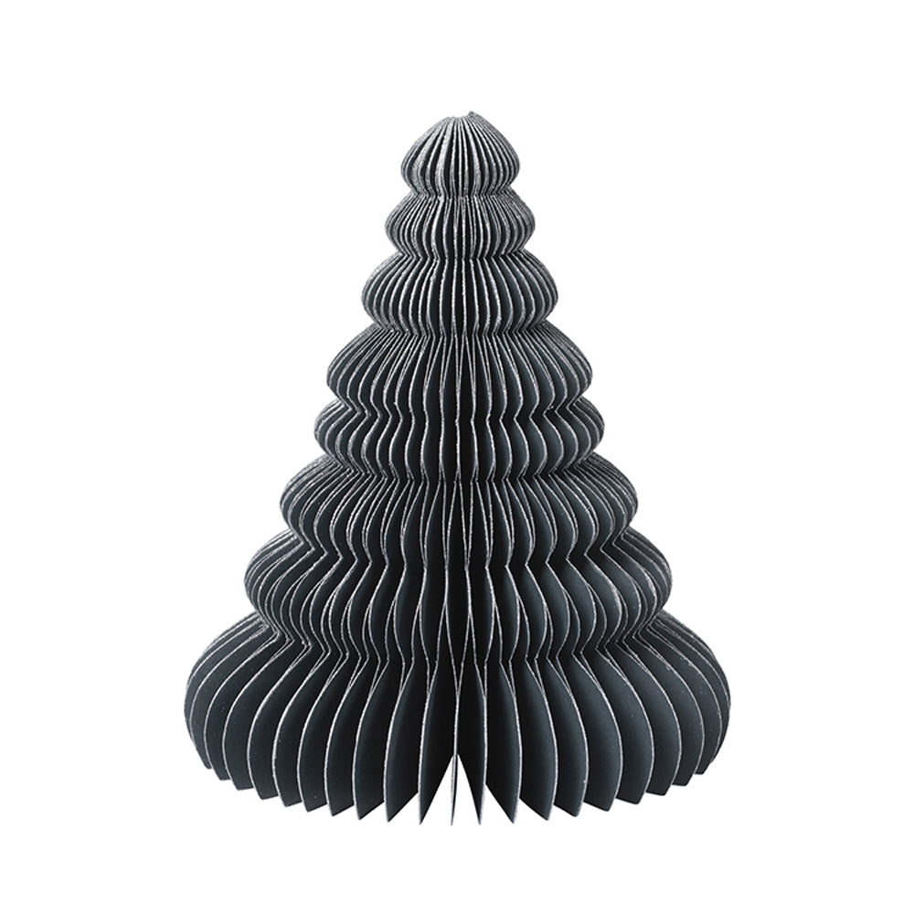 Product photograph of Broste Copenhagen Christmas Tree Tree With Silver Glit Paper Orion Blue from Olivia's