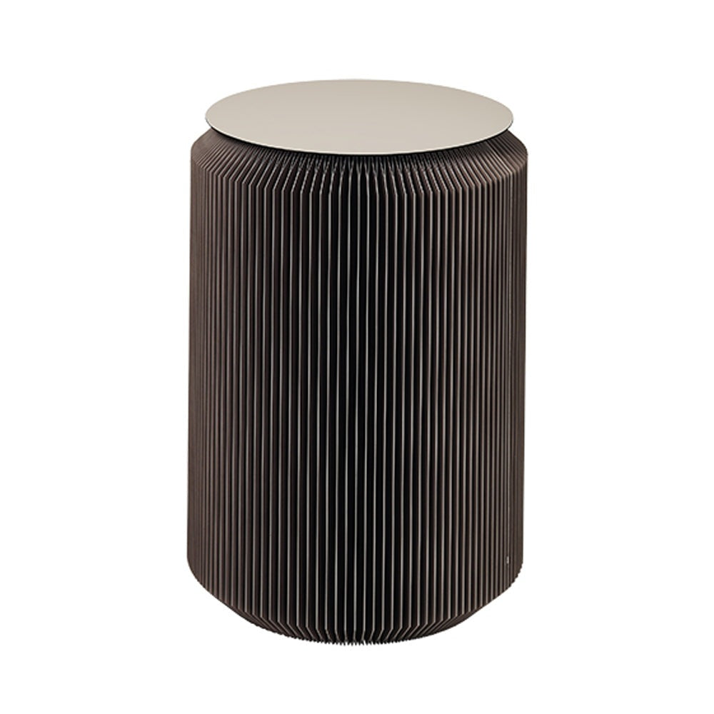 Product photograph of Broste Copenhagen Pam Table In Dark Grey Small from Olivia's