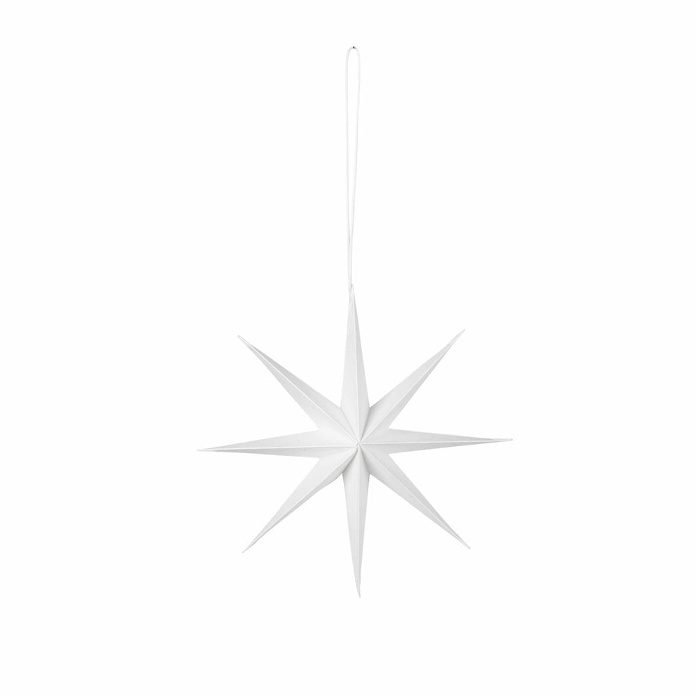 Product photograph of Broste Copenhagen Christmas Star Deko White from Olivia's