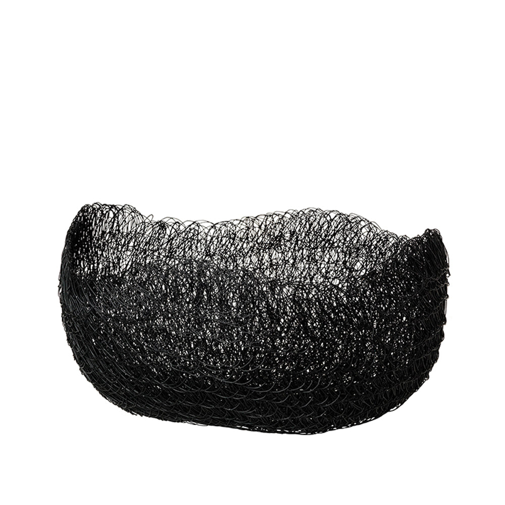 Product photograph of Broste Copenhagen Fryd Basket Black Small from Olivia's.