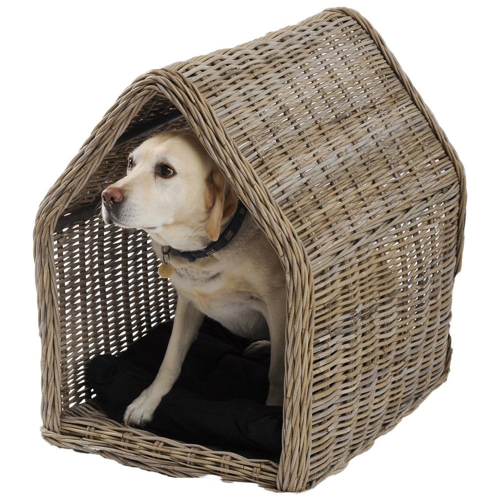 Product photograph of Libra Calm Neutral Collection - Toba Dog Kennel Rattan from Olivia's.