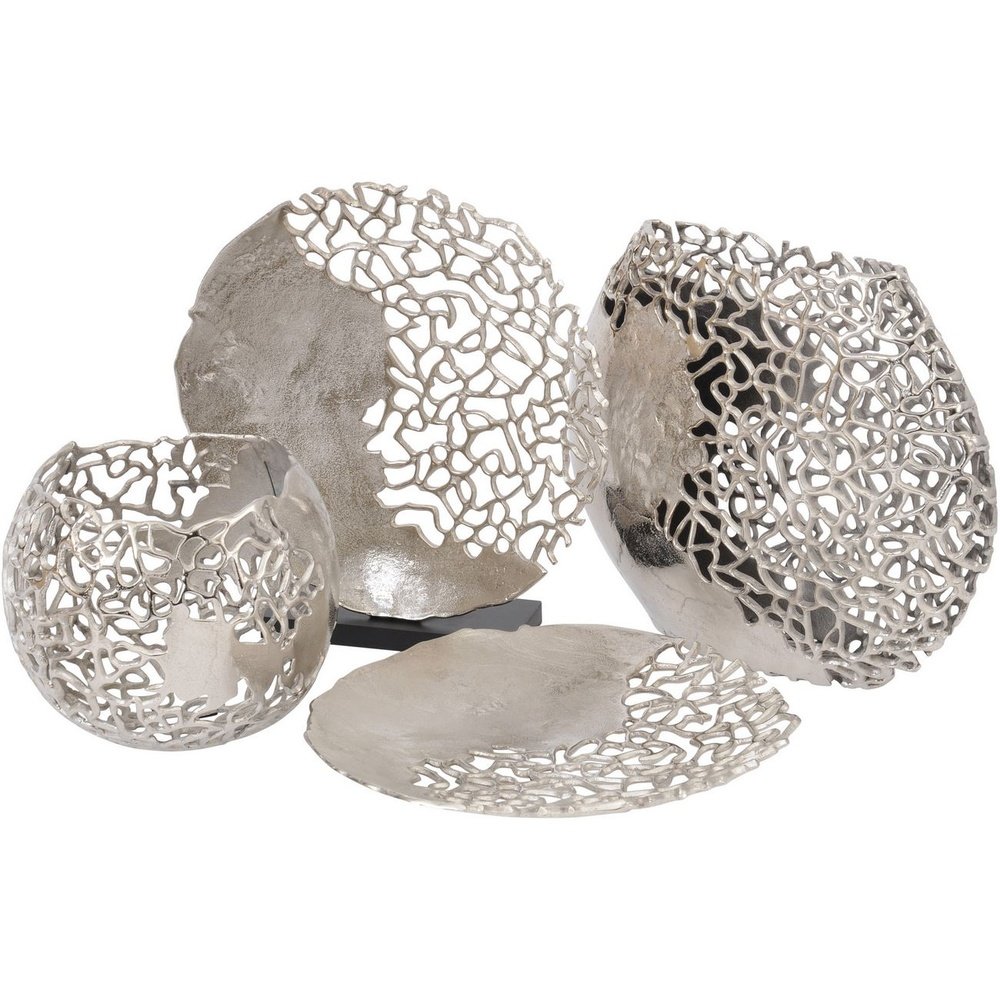 Product photograph of Libra Interiors Apo Coral Aluminium Sculpture from Olivia's.