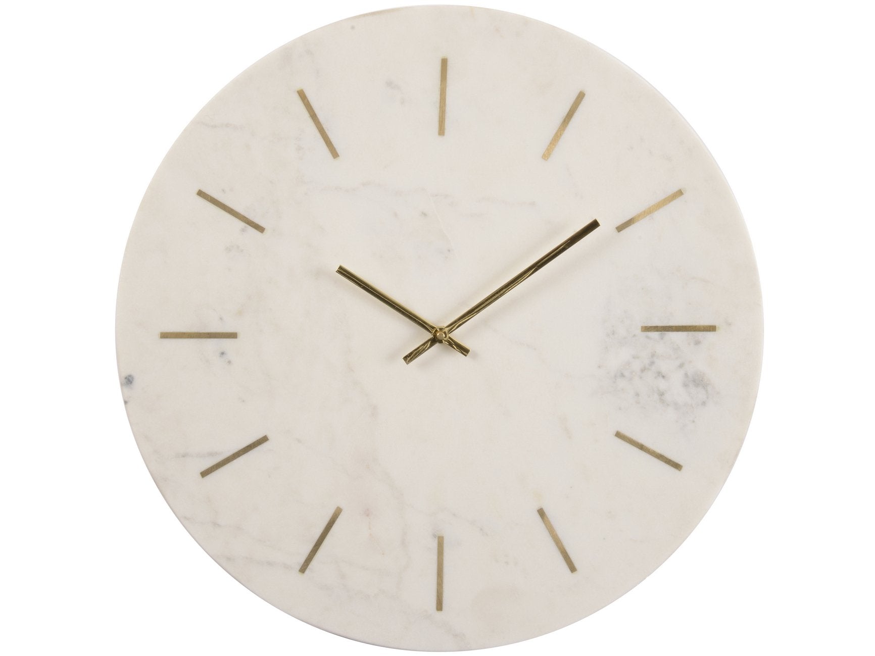 Libra Brass Inlay And Marble Wall Clock Outlet