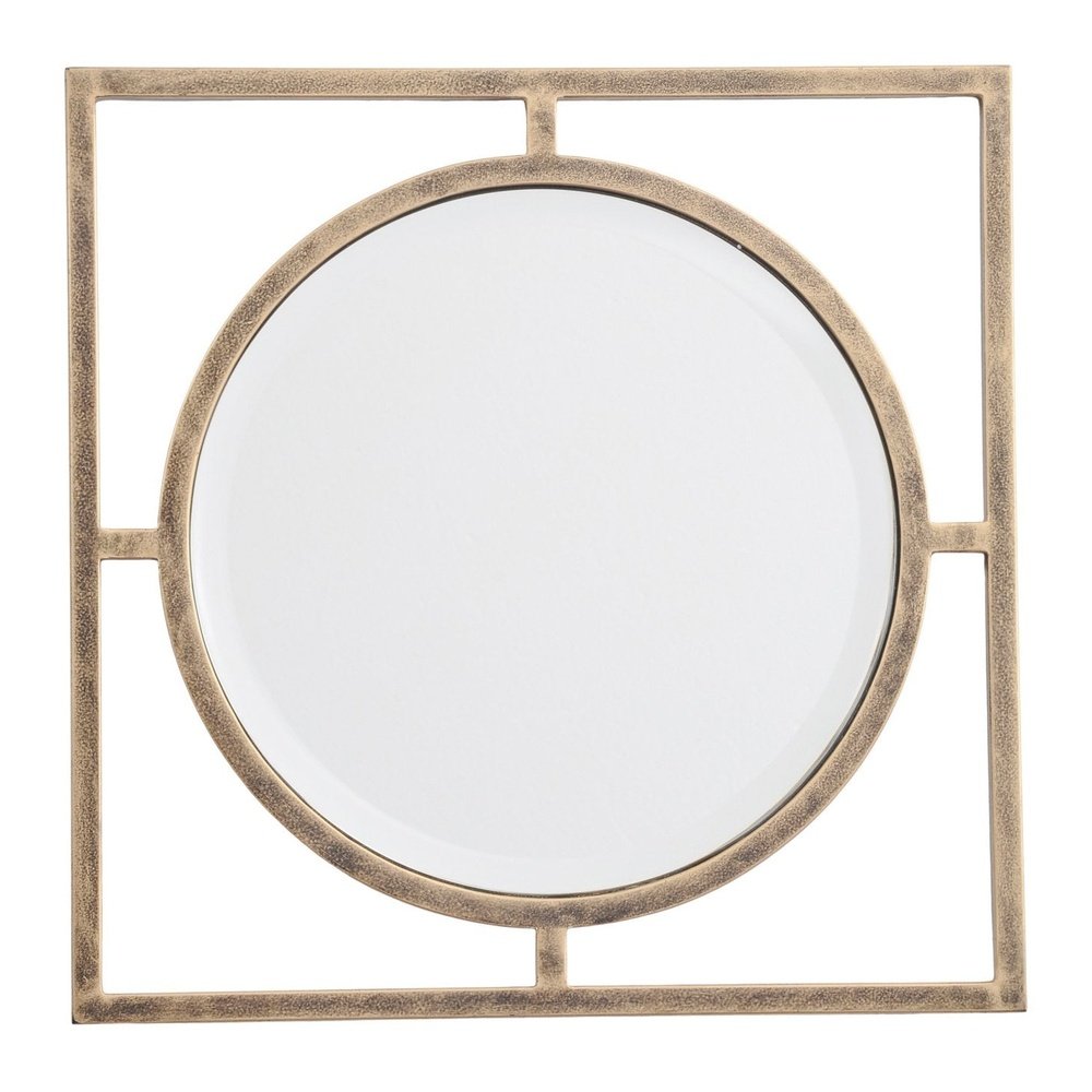 Product photograph of Libra Luxurious Glamour Collection - Occtaine Square Link Wall Mirror from Olivia's