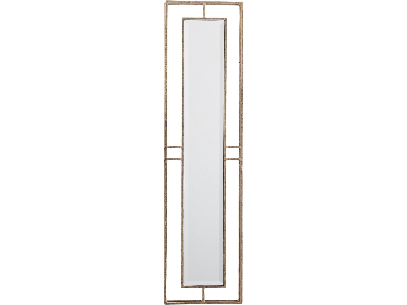 Product photograph of Libra Luxurious Glamour Collection - Occtaine Rectangular Link Wall Mirror from Olivia's