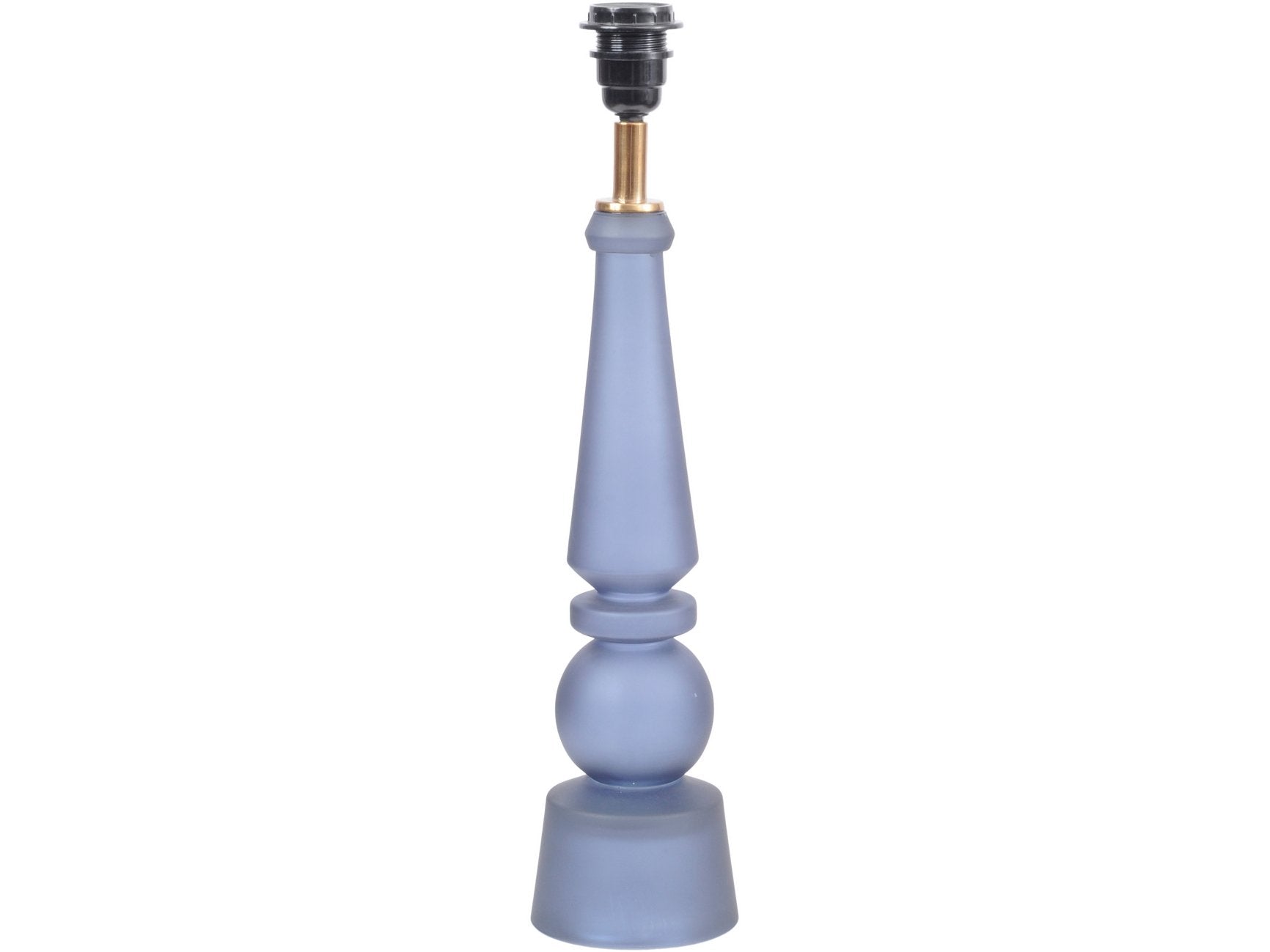 Libra Nova Glass Table Lamp Shade Blue