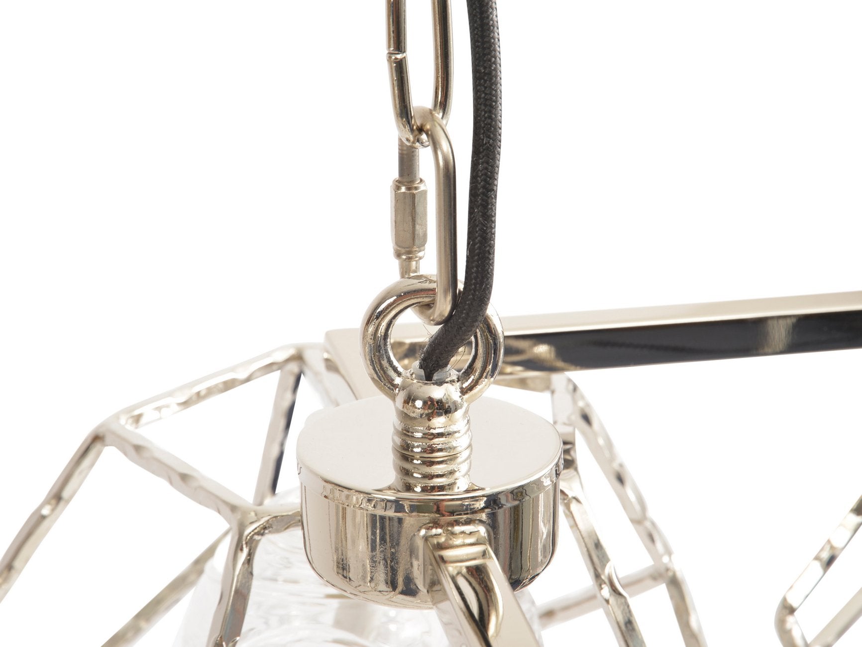 Product photograph of Libra Midnight Mayfair Collection - Apus Pentagon Pendant Light from Olivia's.