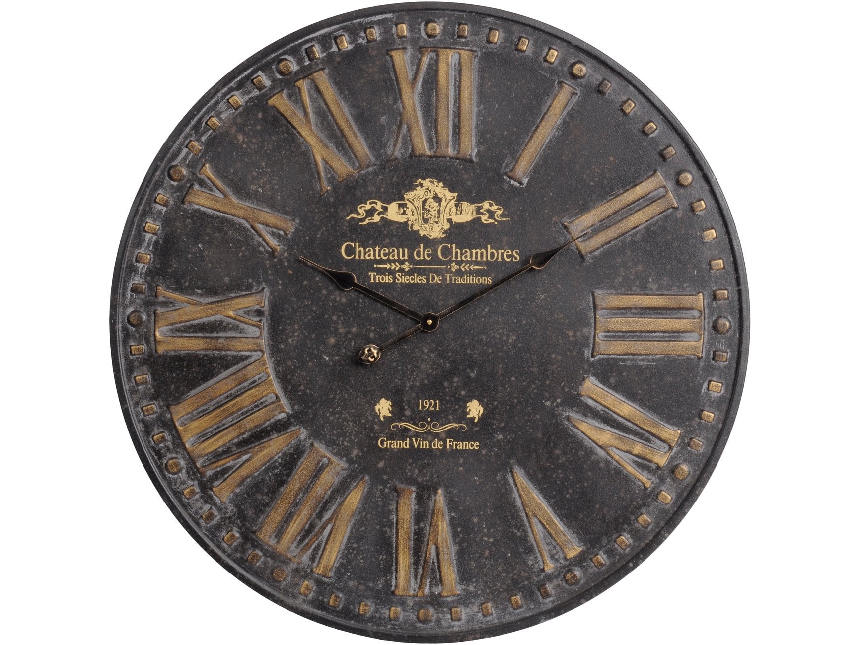 Libra Antique Chateau Wall Clock Iron
