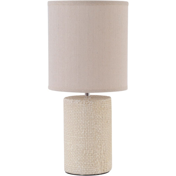 Product photograph of Libra Calm Neutral Collection - Porcelain Table Lamp from Olivia's