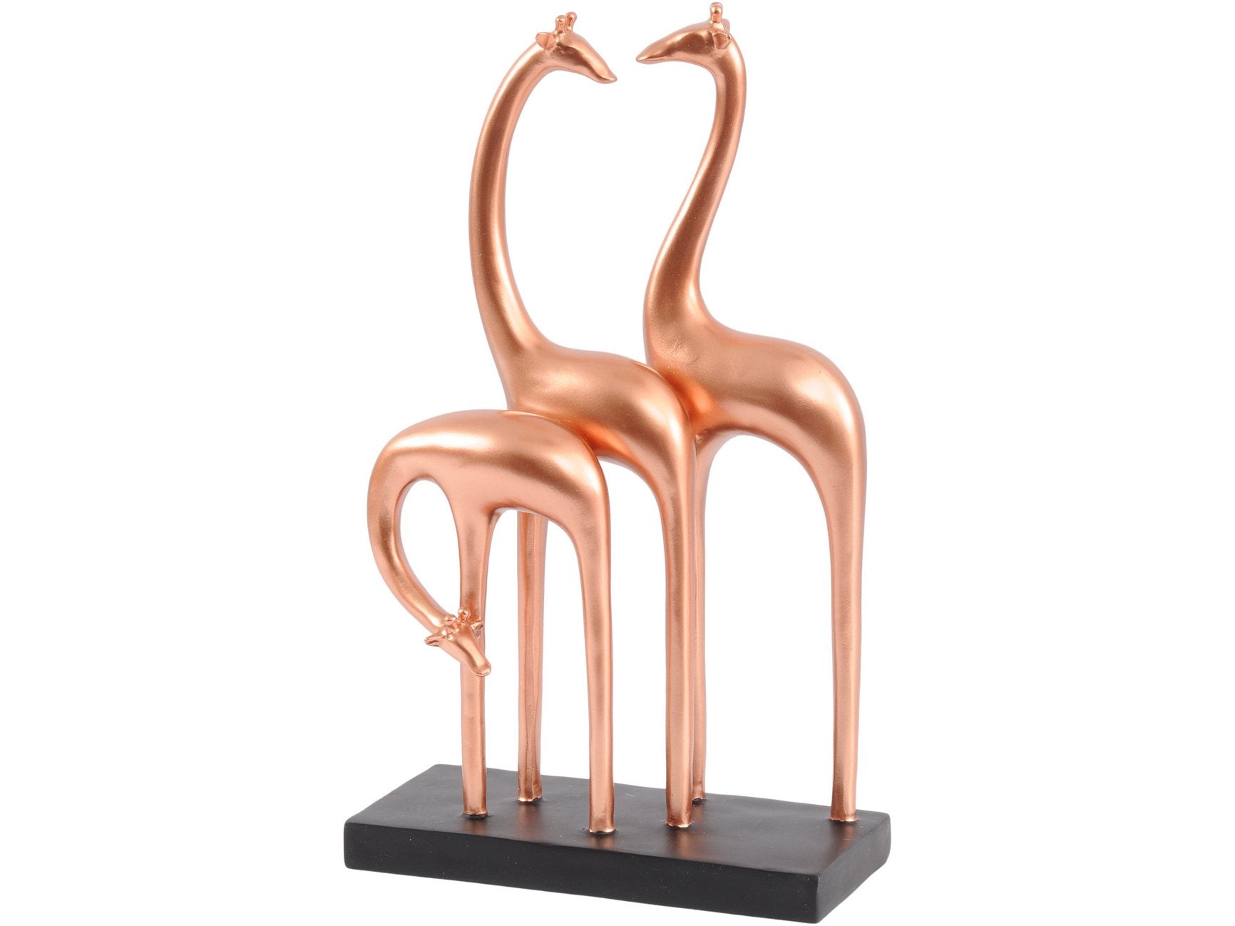 Libra Abstract Giraffe Sculpture Rose Gold