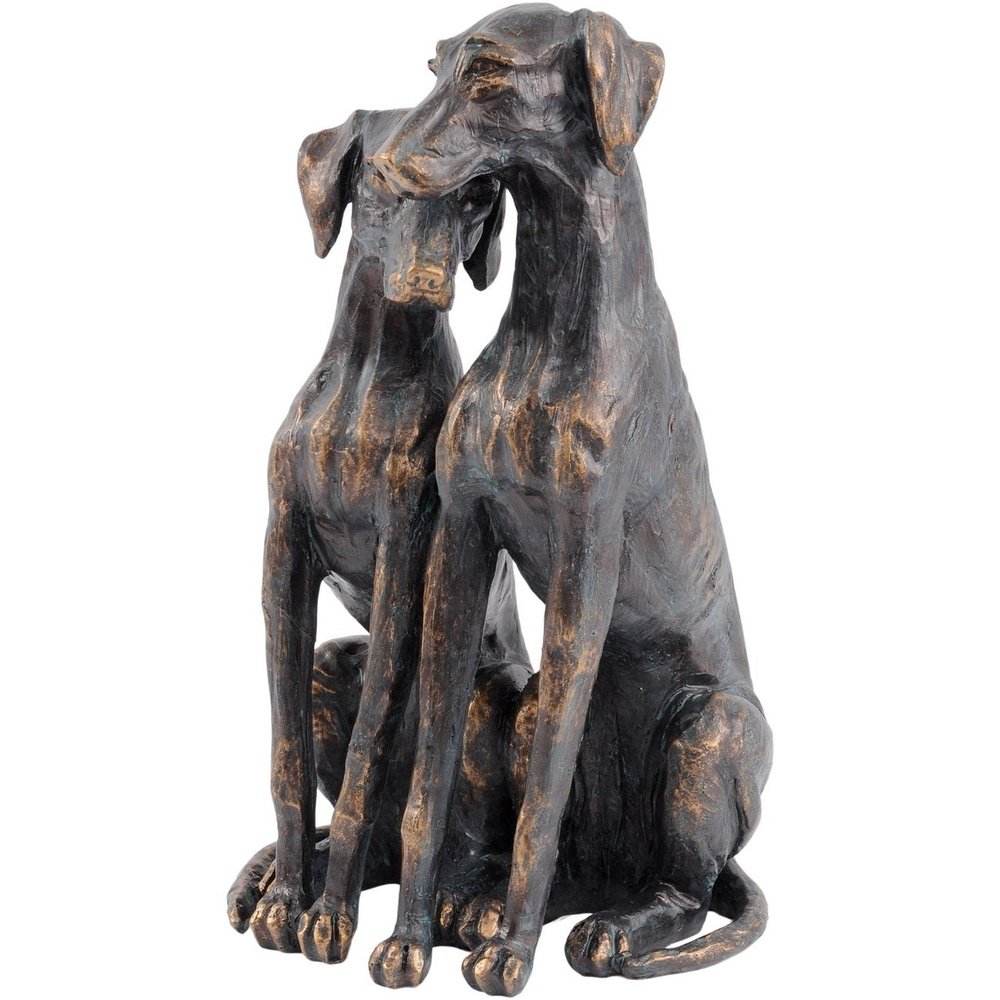 Libra Pup Sculpture Antique Bronze