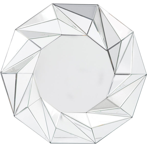 Product photograph of Libra Interiors Tessellated Geometric Wall Mirror from Olivia's