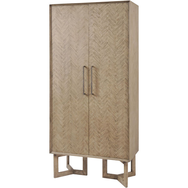 Libra Dowell Tall Two Door Display Cabinet
