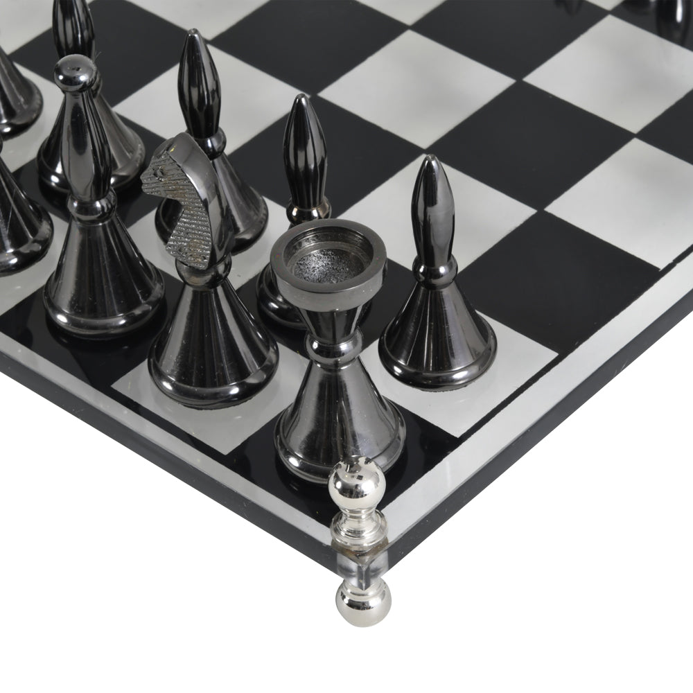 Product photograph of Libra Interiors Yates Chess Set from Olivia's.