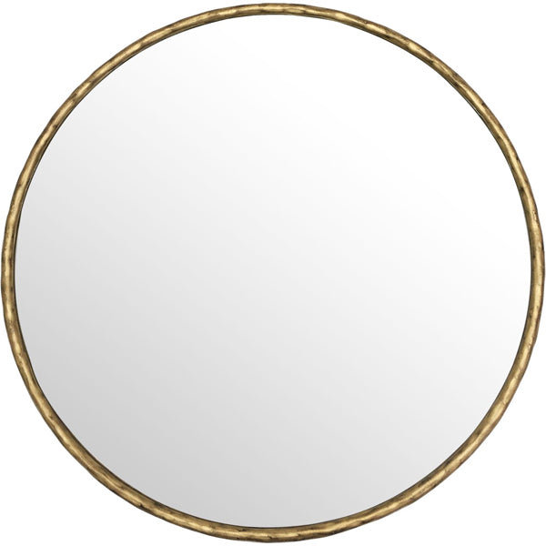 Product photograph of Libra Luxurious Glamour Collection - Patterdale Wall Mirror Aged Champagne Finish from Olivia's