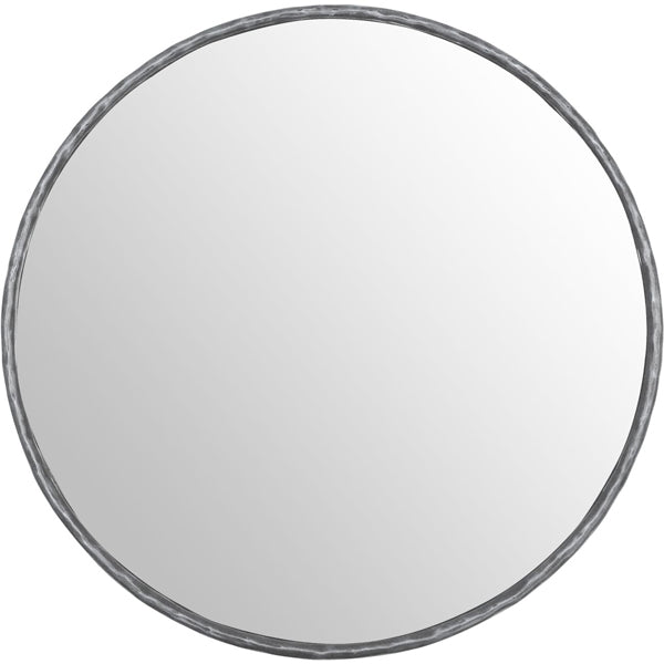 Product photograph of Libra Patterdale Wall Mirror Brushed Grey Finish Outlet from Olivia's