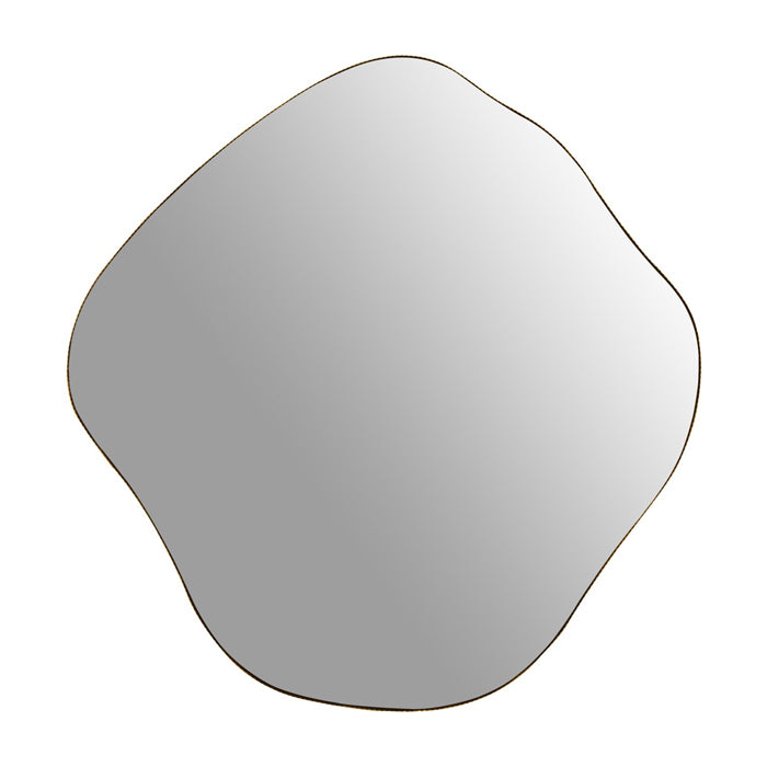 Product photograph of Libra Interiors Organic Wall Mirror Aged Champagne Medium from Olivia's