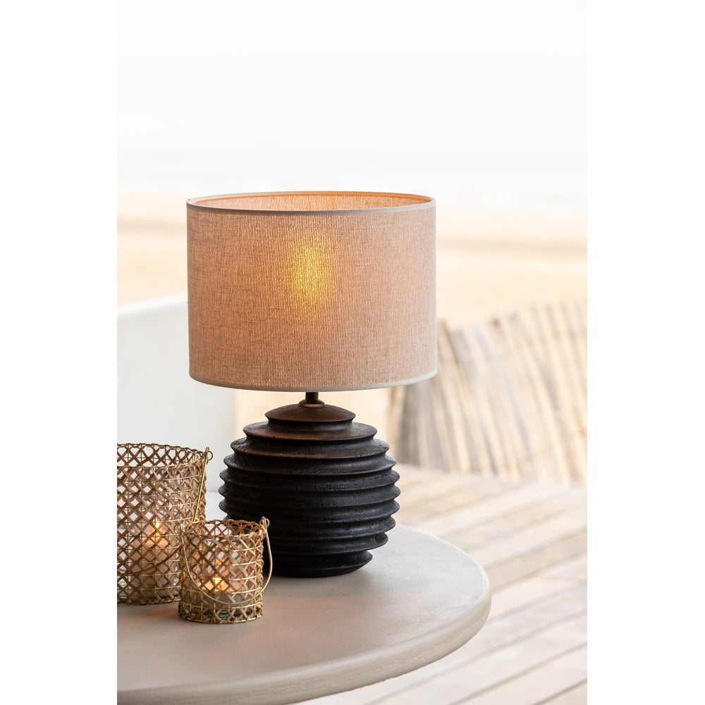 Product photograph of Light Living Renzo Table Lamp Base Black from Olivia's.